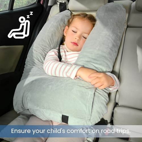 MOAOO Travel Pillow for Kids and Adults Gray