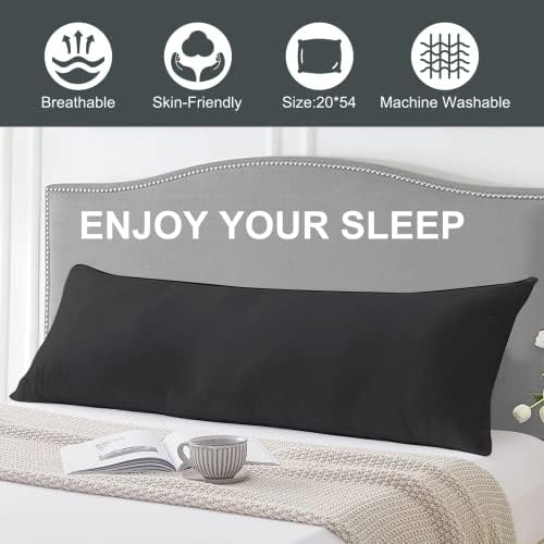 DOWNCOOL Full Body Pillow Insert - 20x54 Inch Breathable Support