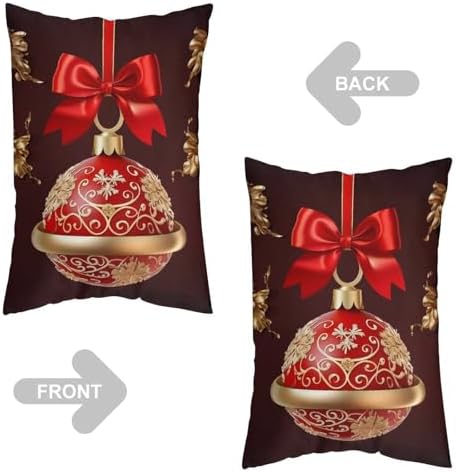 VFMNT Golden Bell Throw Pillow Cover 24x16 Inch