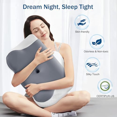 FAIORD Cervical Neck Pillow for Sleeping Support
