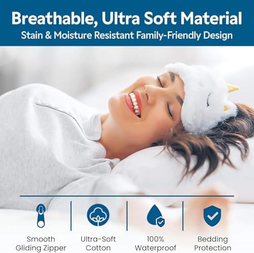 Guardmax Terry Cotton Waterproof Pillow Protector 2 Pack 1