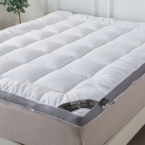 BEIVIG Mattress Topper King Size Protector