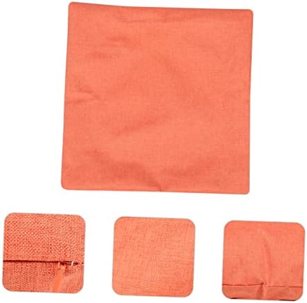 1piece Linen Pillowcase Zippered Protector for Home and Outdoor Use