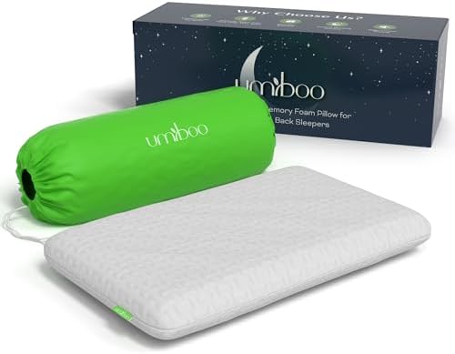 Umiboo Gel Memory Foam Stomach Pillow - 26-Inch Low Profile