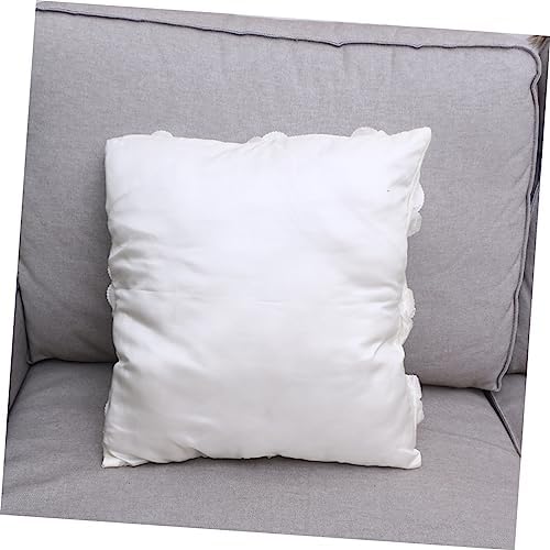 KICHOUSE 42x42cm Rose Throw Pillow Covers for Sofa and Car Seat