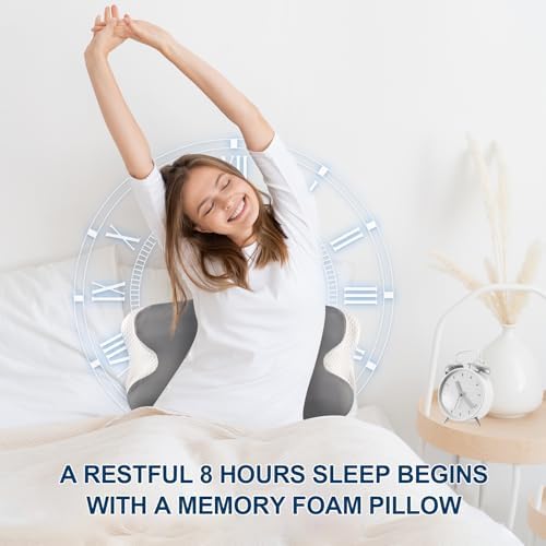 WiMas Cervical Neck Pillow for Pain Relief Cooling Support