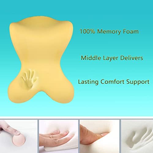 Newsty Car Neck Pillow with Adjustable Strap and Removable Cover 1