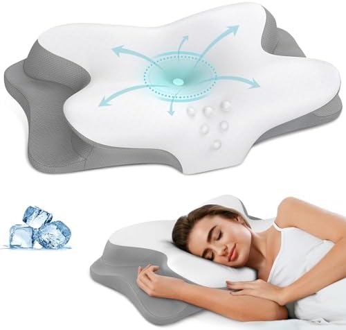 HAMYODO Cooling Neck Pillow for Pain Relief and Comfort
