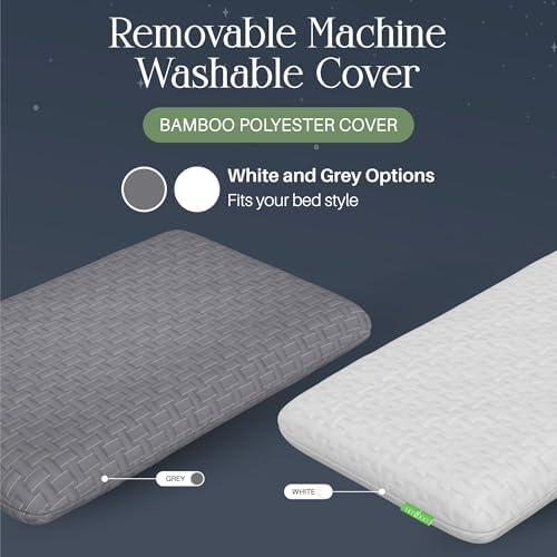 Umiboo Gel Memory Foam Stomach Pillow - 26-Inch Low Profile