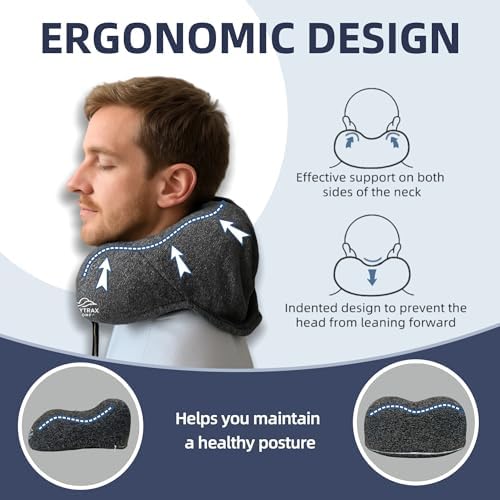 SKYTRAX COMF Travel Pillow with Extra Large Hood