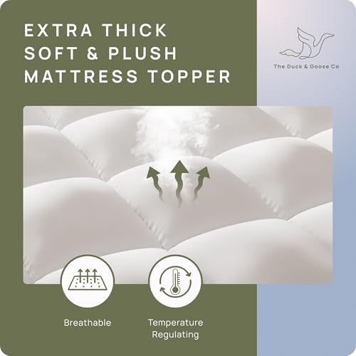 RV Short Queen Mattress Topper - Soft Pillow Top for Camper Beds