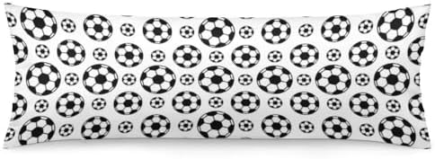 TOKILIAR Soccer Themed Body Pillow Cover 20x54