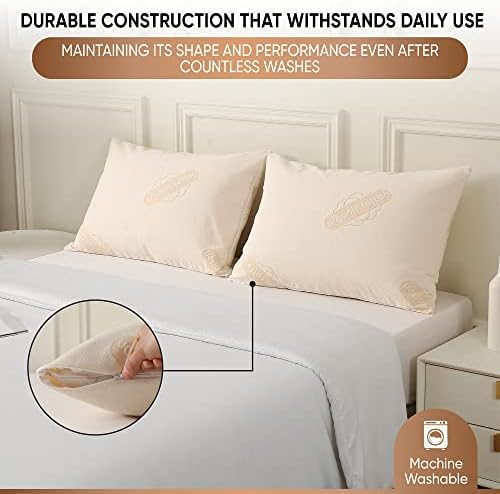 2-Pack Organic Cotton Pillow Protectors - Standard