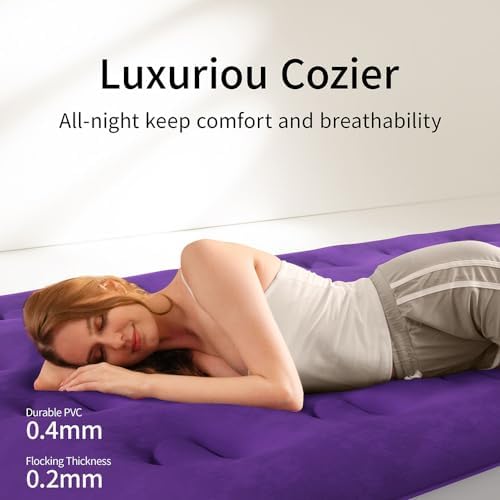 CHILLSUN Twin Air Mattress with Built-in Pump 1