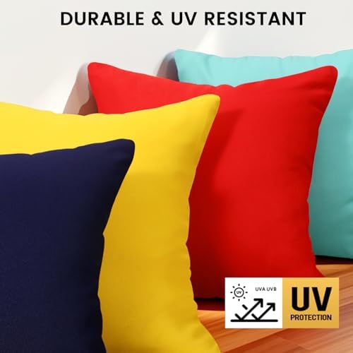 Premillow Outdoor Pillow Covers Set of 2 Navy