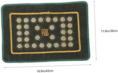 KICHOUSE Jade Cooling Memory Foam Pillow for Hot Sleepers