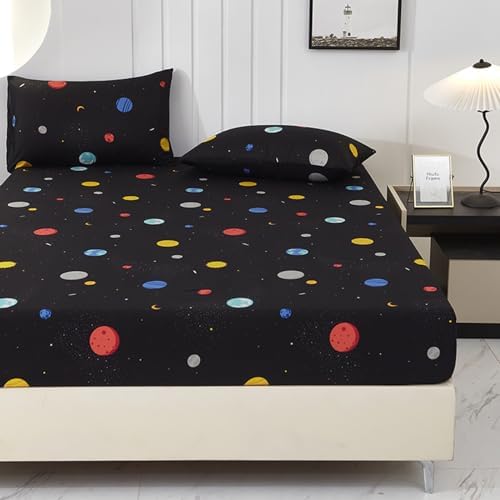 ZIQINPSQ Twin Fitted Sheet Ultra Soft Breathable Mattress Protector