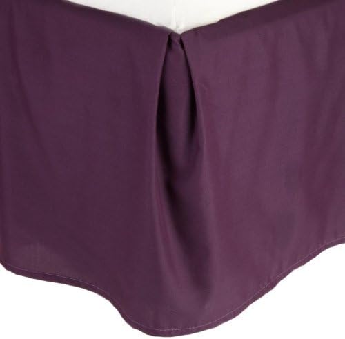 Clara Clark Supreme 1500 Purple Eggplant Bed Skirt