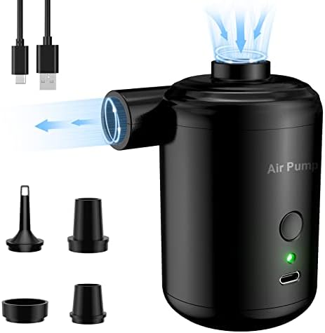 ZUOBIEZI Portable Air Pump USB Rechargeable 3600mAh