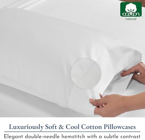 California Design Den 800 Thread Count 100 Cotton Pillowcases Set of 2