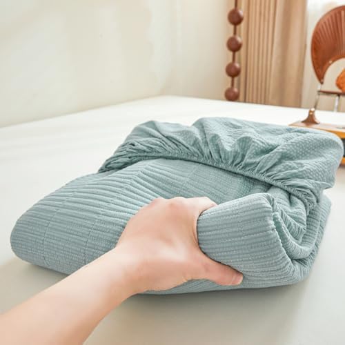 ZIQINPSQ Fitted Sheet Twin XL 15 Deep Pocket Mattress Cover