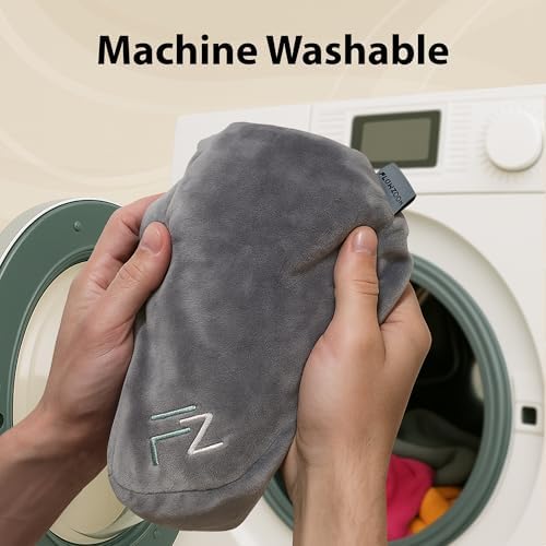FLOWZOOM Air Inflatable Travel Pillow - H-Shape Hooded with 5 Snooze Modes