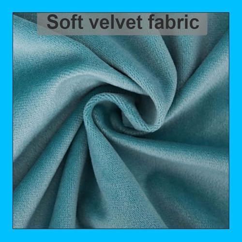ZEaink Decorative Pillow Covers with Zipper 12x18 in Blue 1