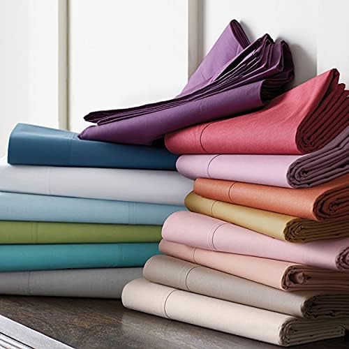 Elegant Comfort 2-Pack Luxury Flat Sheet 1500 TC Microfiber