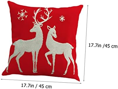 Veemoon 2pcs Christmas Cushion Covers Decorative Pillow Protectors