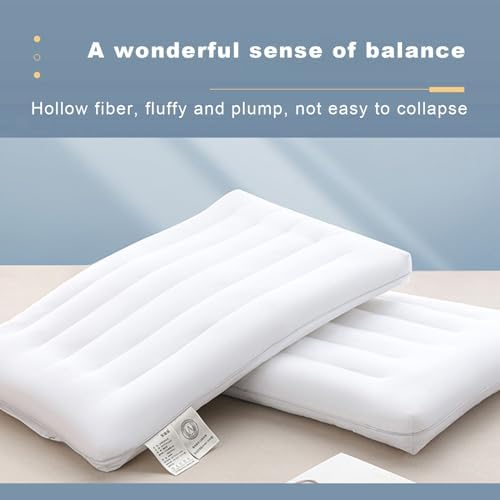 Soft Supportive Low Pillow for Sleeping Comfort