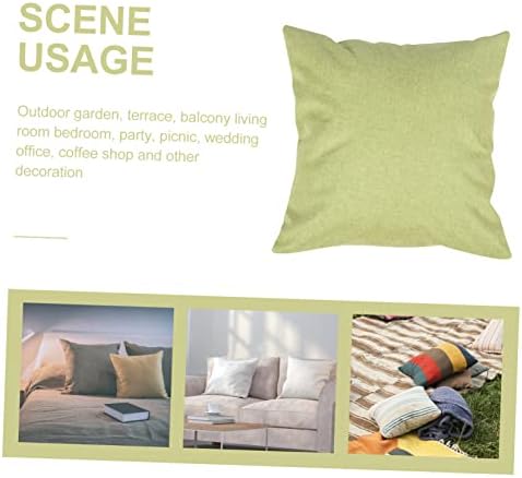 Happyyami Waterproof Throw Pillow Cover for Home and Outdoor Use