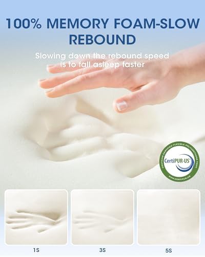 Cooloo8 Memory Foam Pillow Set of 2 for Neck Pain Relief