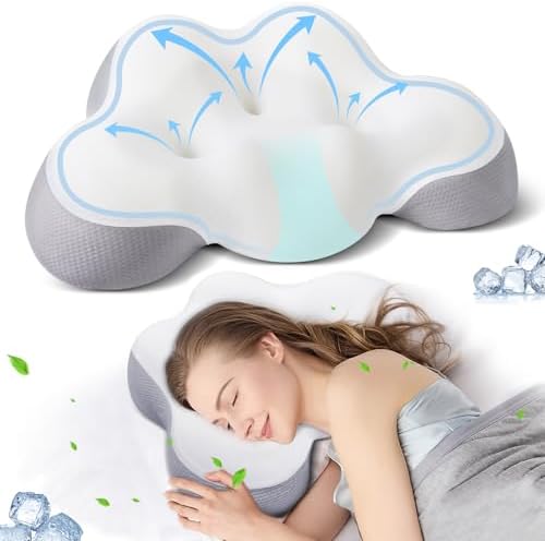 Mixiniso Cervical Pillow for Neck Support and Spinal Alignment