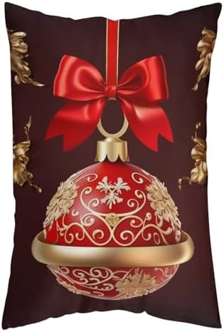 VFMNT Golden Bell Throw Pillow Cover 24x16 Inch