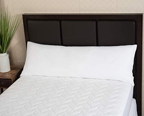 Mastertex Grand Pillow Covers 20x55 - Zipper Allergy Moisture Wicking 2 Pack