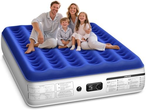 Xsleep Queen Air Mattress with Built-in Pump