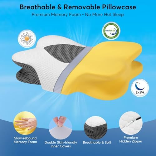 Anvo Cervical Pillow for Neck and Shoulder Pain Relief