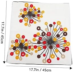 Yardenfun 2pcs Boho Style Throw Pillow Covers with Ethnic Flower Pattern