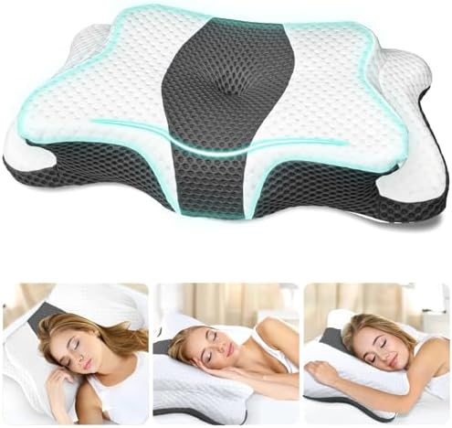 Memory Foam Cervical Pillow for Neck and Shoulder Pain Relief