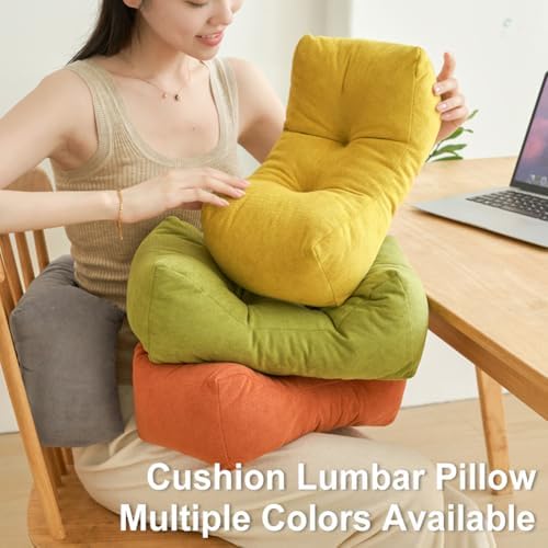 Chpbolly Ergonomic Lumbar Support Pillow for Desk Car Home
