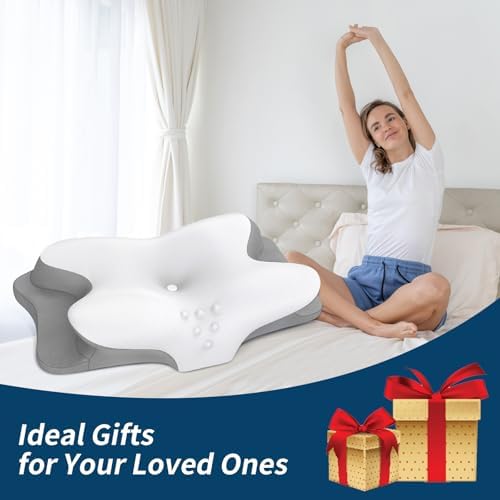 HAMYODO Cooling Neck Pillow for Pain Relief and Comfort