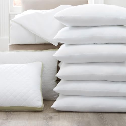 Acteb Bulk Pillow Cases Set of 12 Standard 20x26 Inches