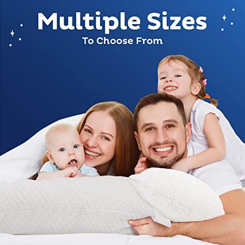 Snuggle-Pedic Pillow Covers - Zippered Kids Protector wKool Flow Technology