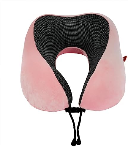 Makimoo Memory Foam Travel Pillow with 360-Degree Head Support