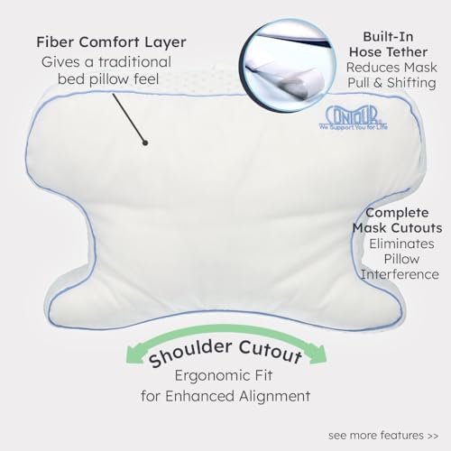 Contour CPAPMax 2-in-1 Cooling Plush Pillow 1