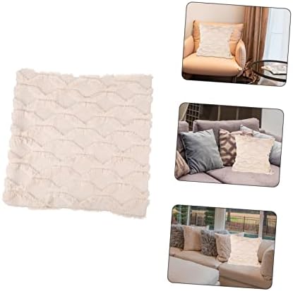 DECHOUS Plush Throw Pillowcase for Sofa and Office