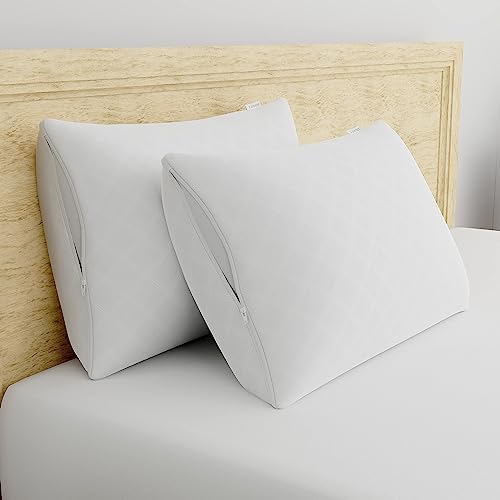 Aller-Ease Set of 2 King Pillow Protectors - Allergy Protection Temperature Balancing