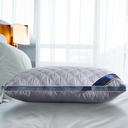 Hotel Quality Corner Propped Pillow - Breathable Long Lasting 100 Cotton Machine Washable