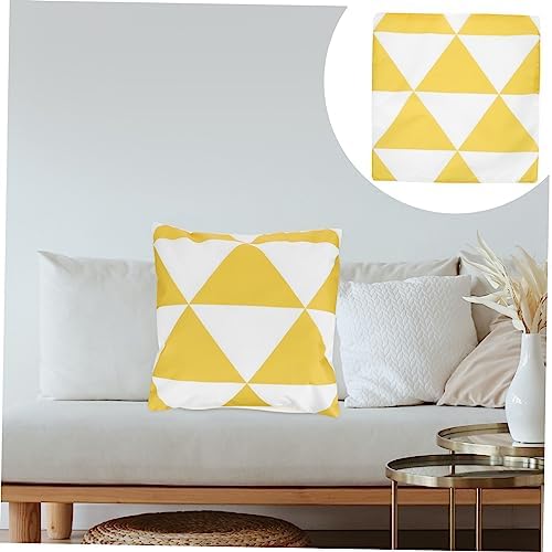 Garneck Geometric Pillowcase for Car No Insert Decorative Design