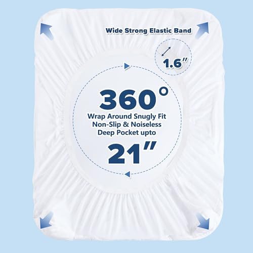 Elven Home King Mattress Pad with Cooling Pillow Top